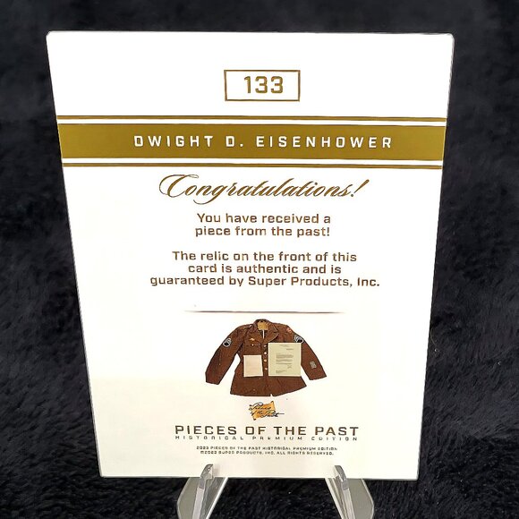 Authentic President Dwight D. Eisenhower WW2 Uniform Relic Piece of History - Picture 3 of 4